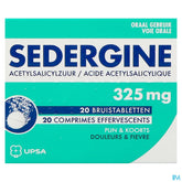 Sedergine 325mg Comp Efferv. 20 Nf